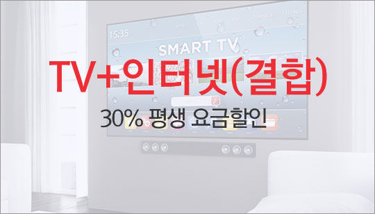 KT스카이라이프 TV+초고속인터넷 30% 평생요금할인 가입